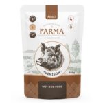 FARMA Hipoalergiczna Bezzbożowa karma mokra dla psa DZICZYZNA saszetka 500g