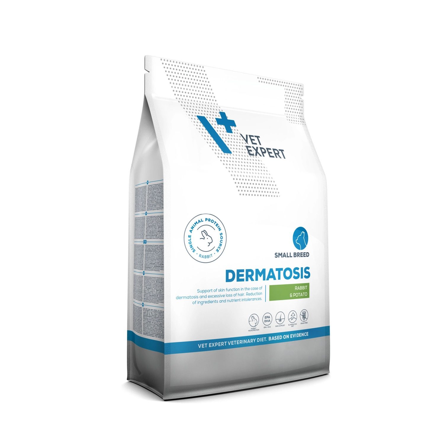 VET EXPERT Dermatosis RABBIT & POTATO SMALL BREED 2kg sucha karma psy małe