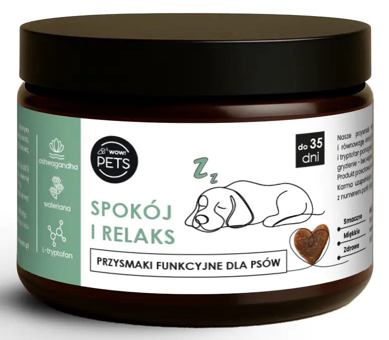 WOWPets  Przysmak, Suplement Spokój i Relaks dla PSA, 100 g Wyciszenie
